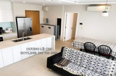 Cho thuê căn hộ 2 phòng ngủ Đảo Kim Cương, tháp Bora Bora, view hồ bơi, nội thất...
