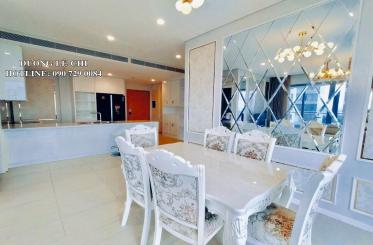 Cho thuê căn hộ 3 phòng ngủ Đảo Kim Cương, tháp Bahamas, view sông Sài Gòn, nội thất...