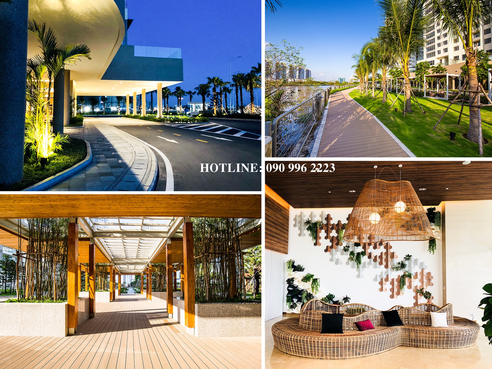 Sảnh Lobby và công viên ven sông