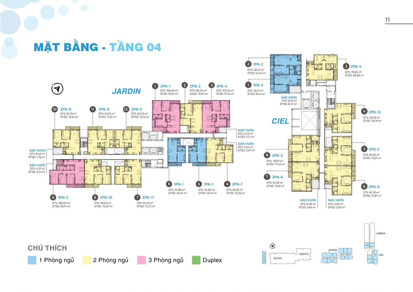 Mặt bằng tầng 4