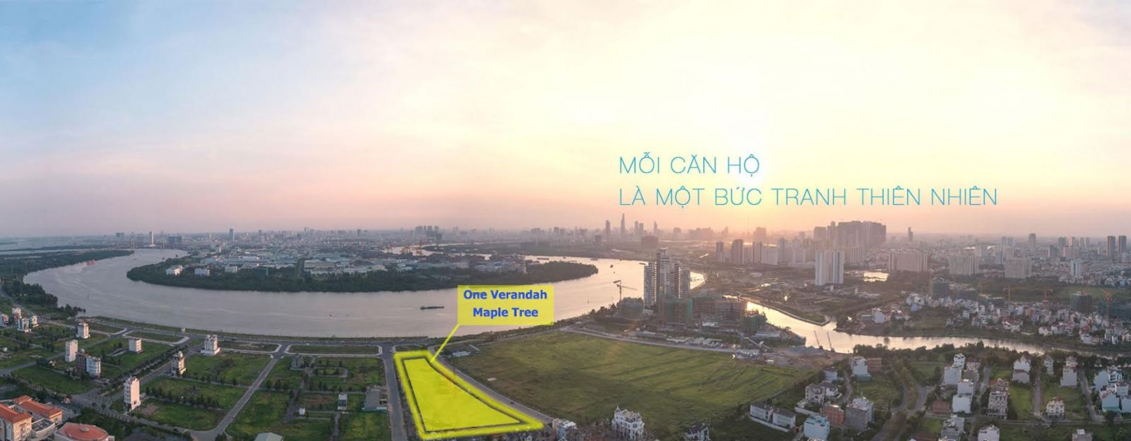 hướng nhìn sông tại One Verandah